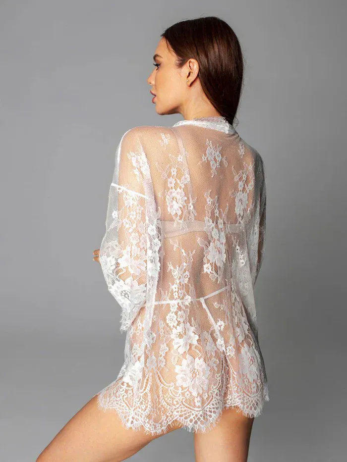 Madrid White – Camicia da notte sexy